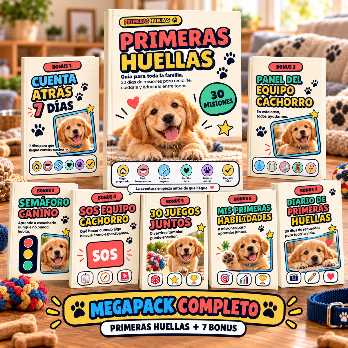 Primeras Huellas · Sistema de 30 días + 7 Bonus